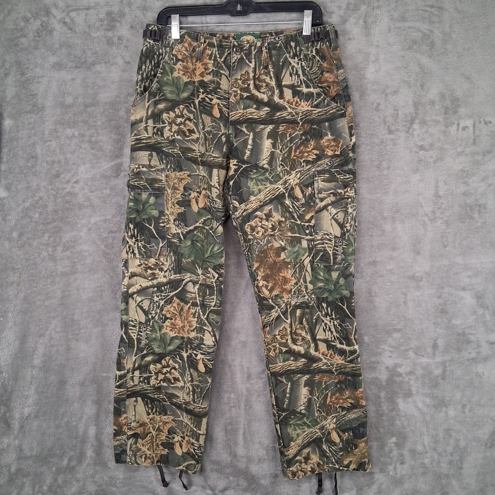 Cabelas Seclusion 3D Camo Cargo Pants Womens 12 Reg Hunting Hiking L06-PT-239